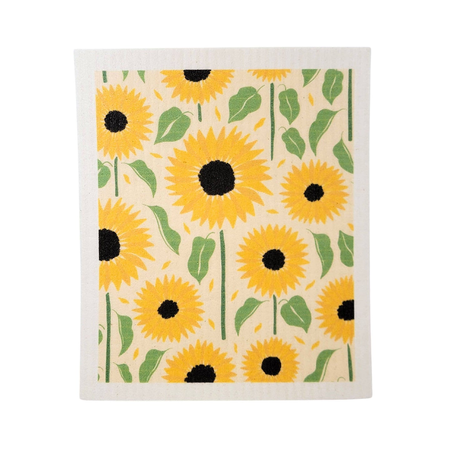 Driftless Studios - Sunflower Patterned Swedish Dishcloths - Swedish Towels