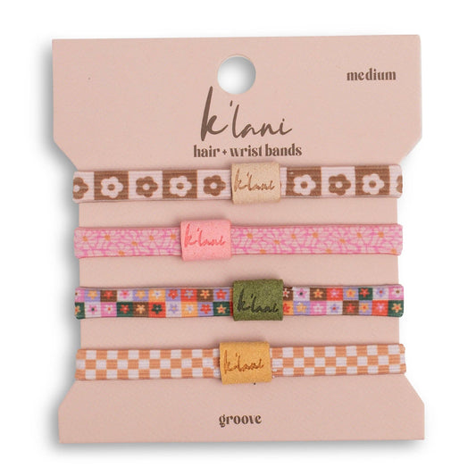 K'Lani hair tie bracelets - Groove - Hair + Wrist Band