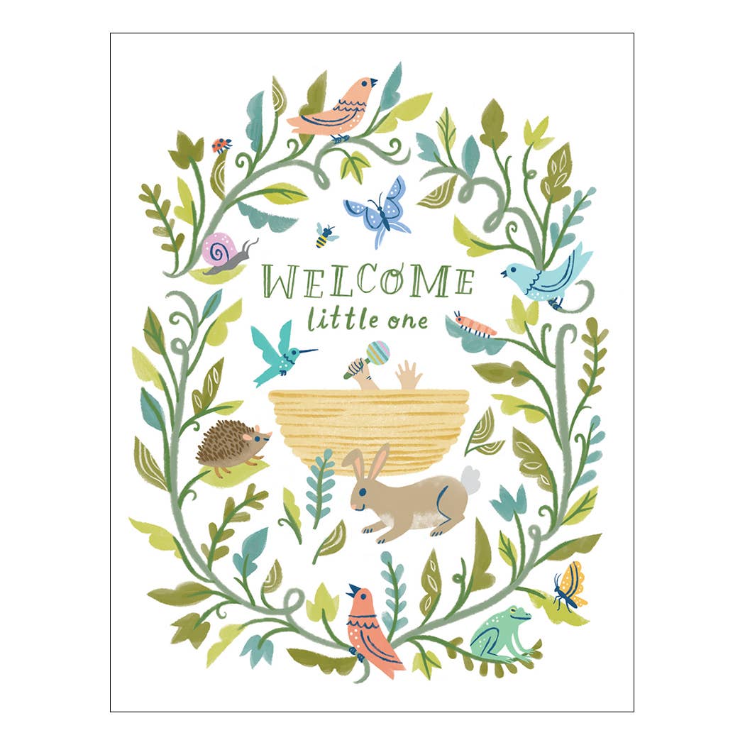 Studio Eleven Papers - Woodland Welcome Baby Card