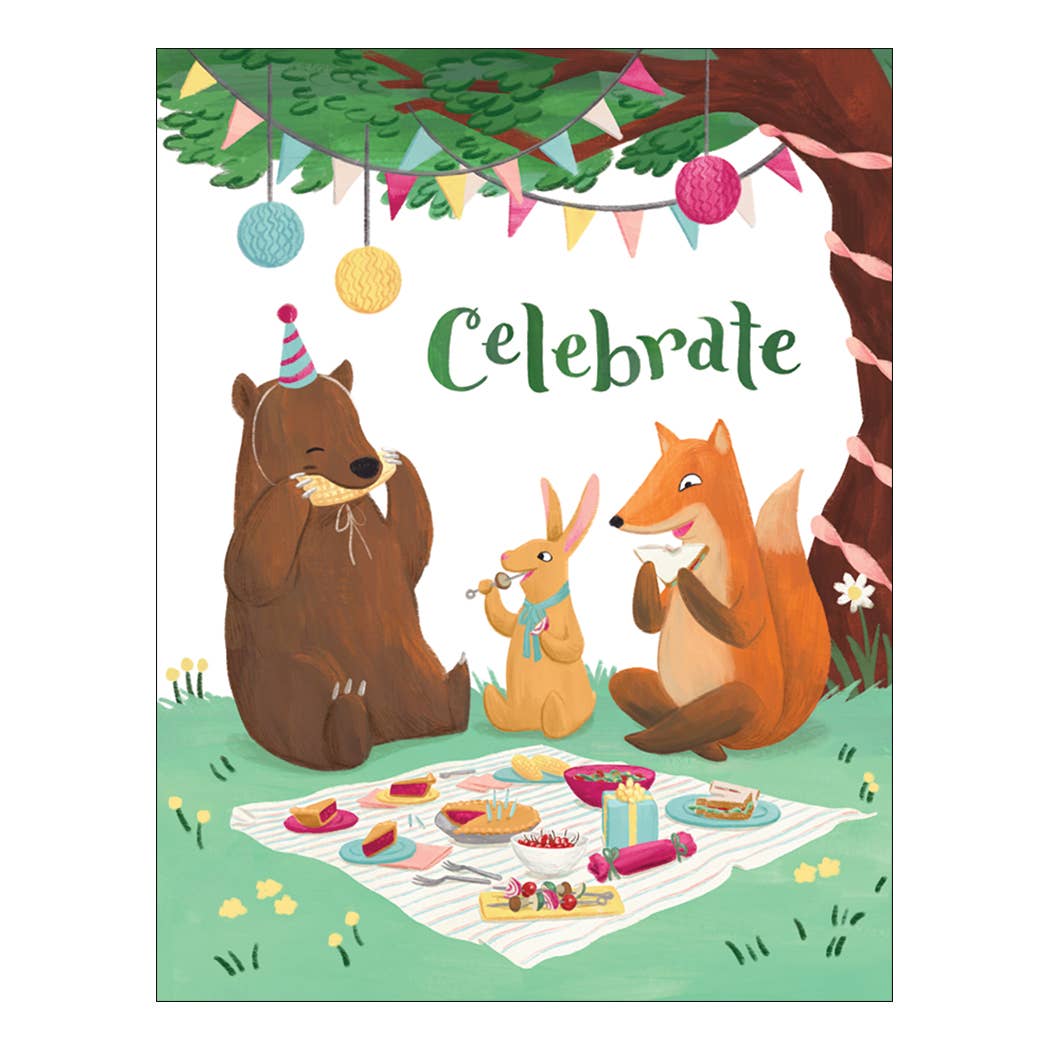 Studio Eleven Papers - No SRP - Critter Picnic Birthday Card