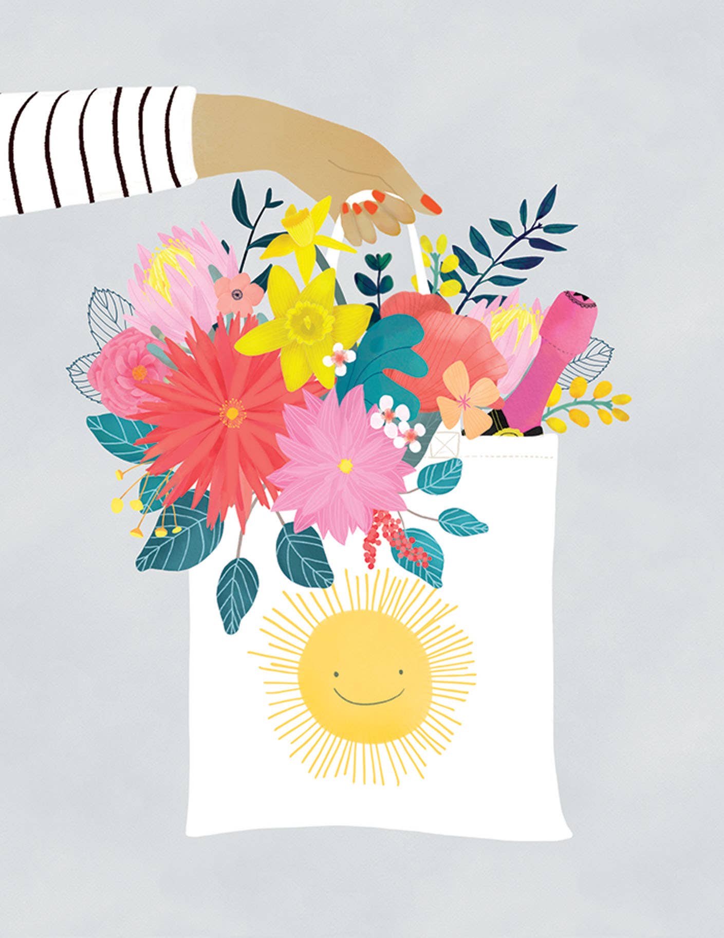Studio Eleven Papers - Sunshine Tote Blank Card