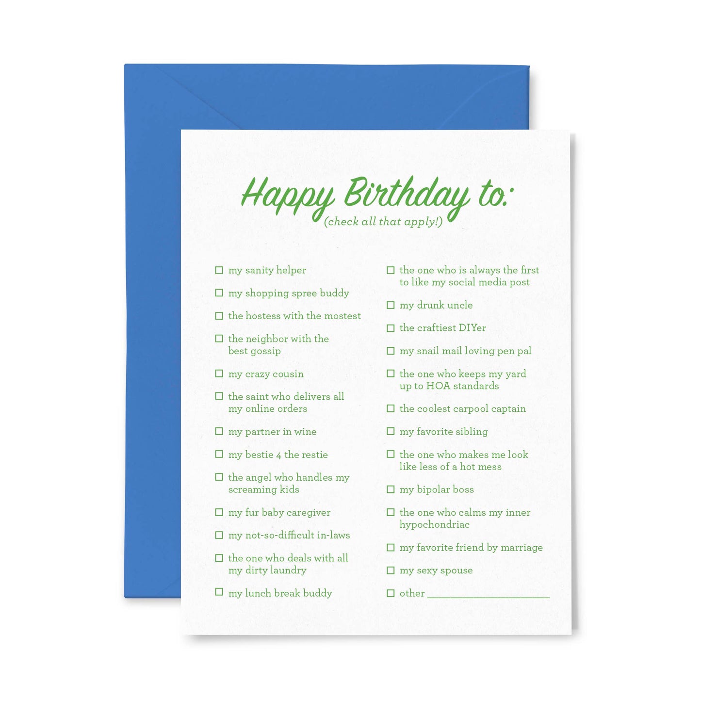 Birthday List | Birthday