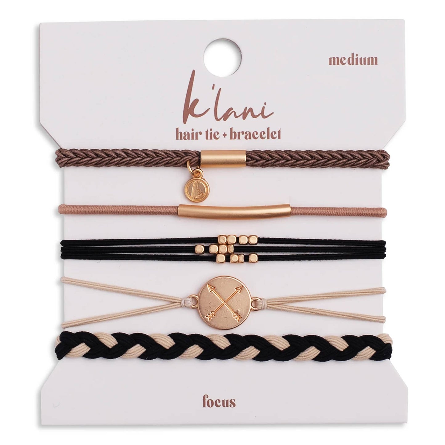 Hair Tie Bracelets - Focus: Medium