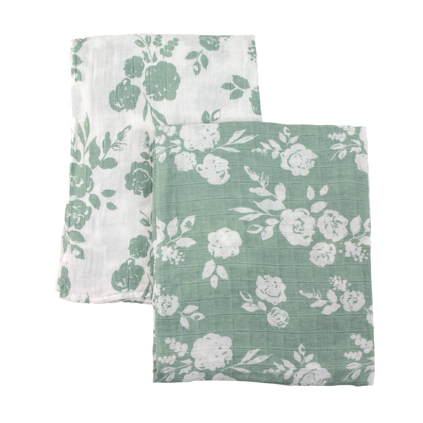 Vintage & Modern Floral Classic Muslin Swaddle Blankets