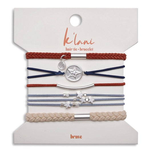K'Lani hair tie bracelets - Brave