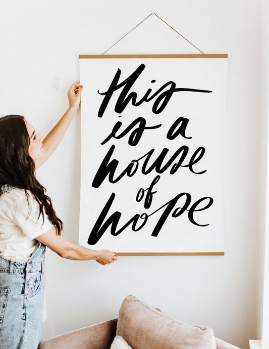 Jenessa Wait - Large Poster: This is a house of hope