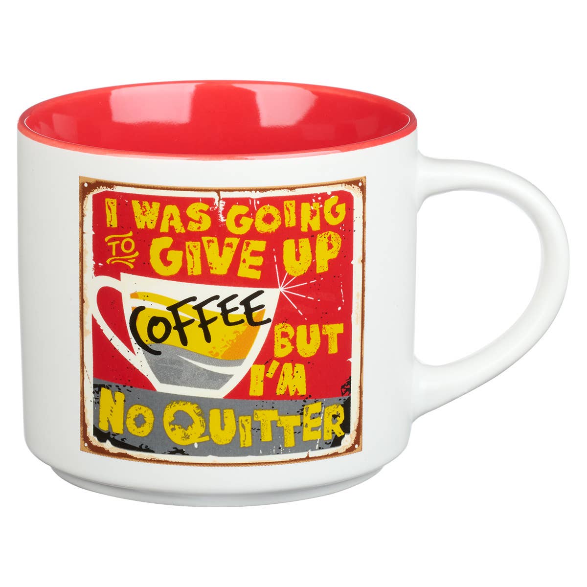 Give Up Coffee Ceramic Coffee Mug