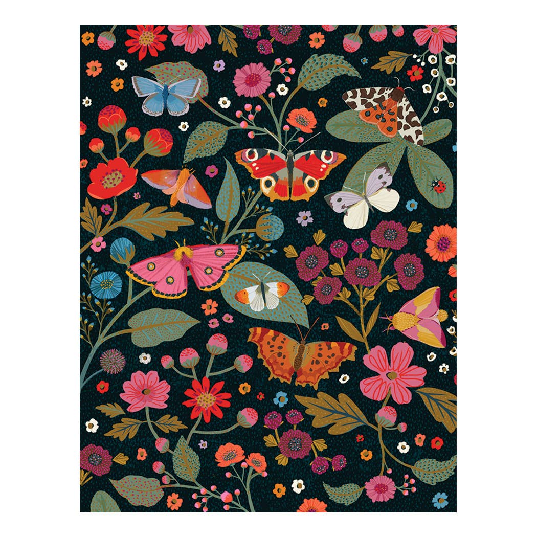 Studio Eleven Papers - Blank Butterflies Card