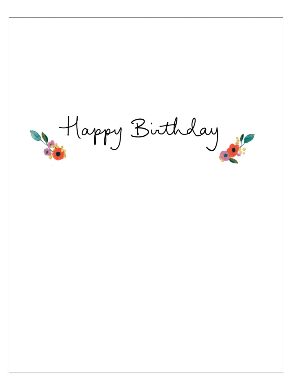Bookstore Birthday Card