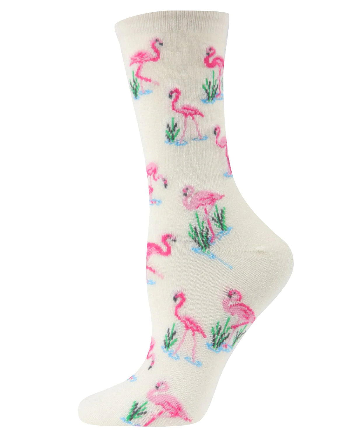 Women's Bamboo Sock | Flamingos