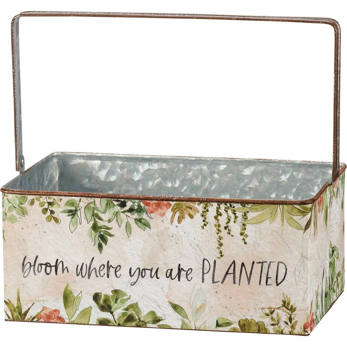 Garden Bin | Bloom Where you are Planted