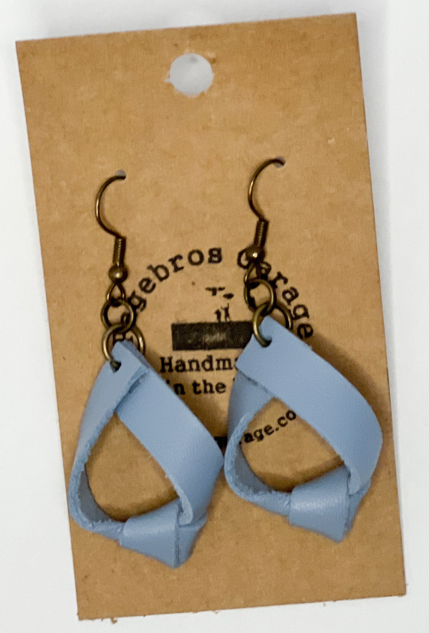 Leather Knot Earrings (multiple color)