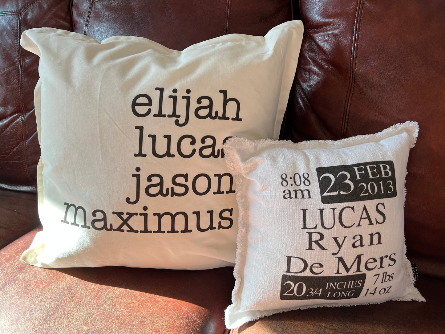 Custom 2024 throw pillows