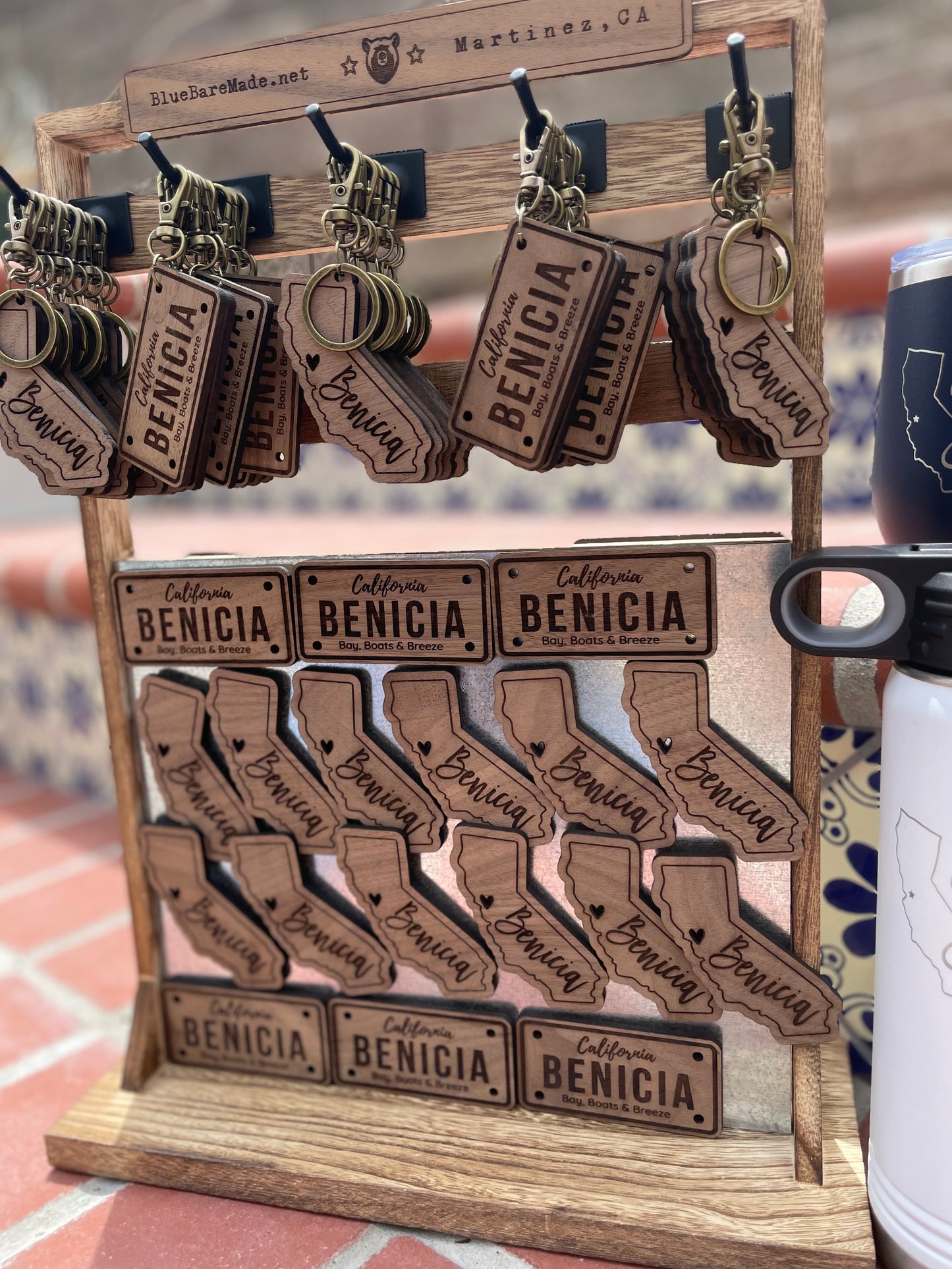 BENICIA | Wood Keychain | 2 Styles