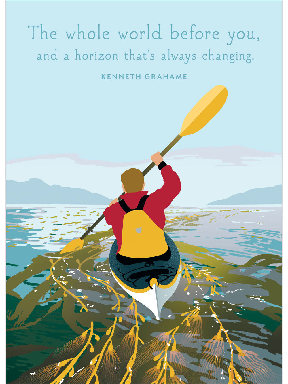 Kayak Birthday Card