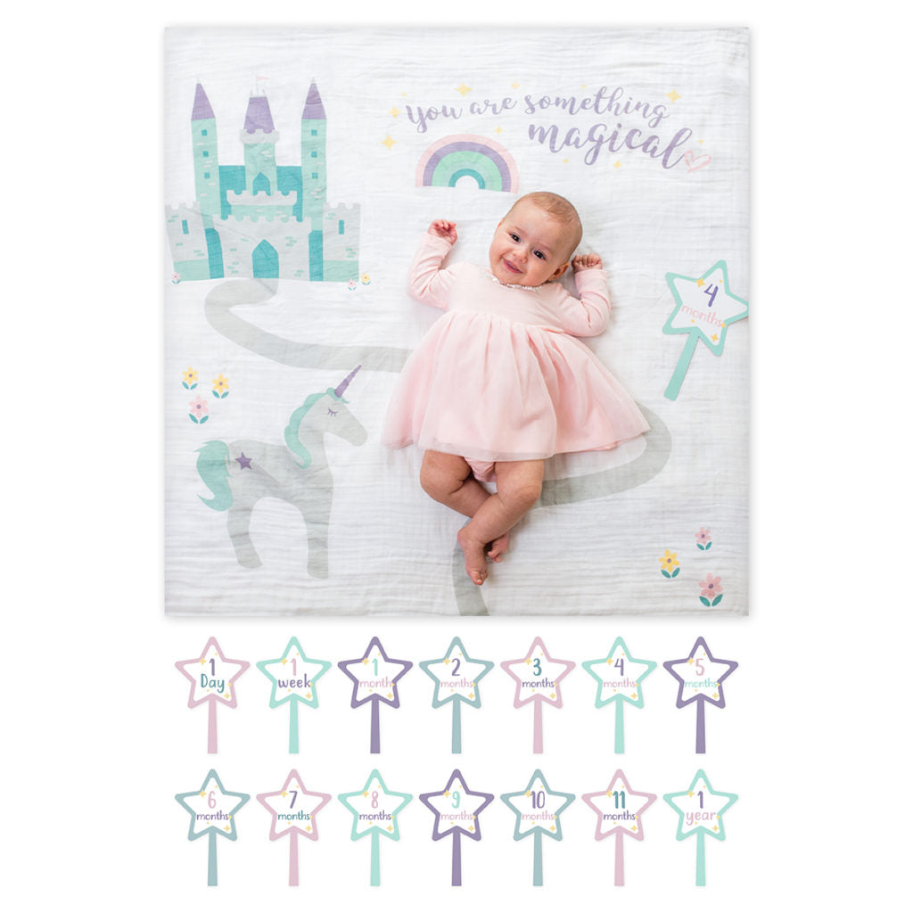 Baby's First Year Blanket & Cards | Something Magical