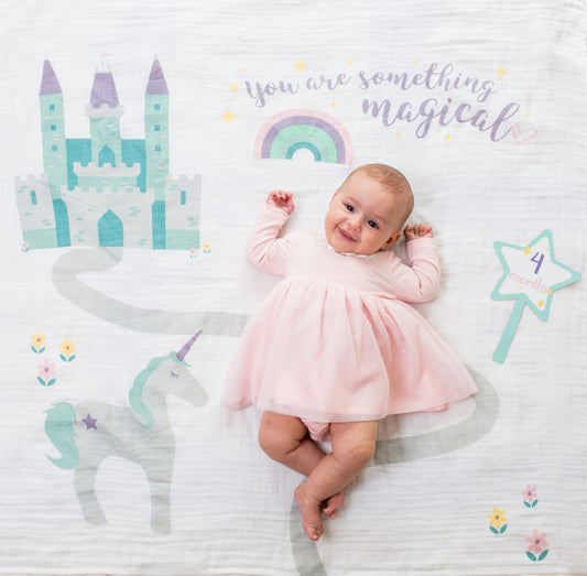 Baby's First Year Blanket & Cards | Something Magical