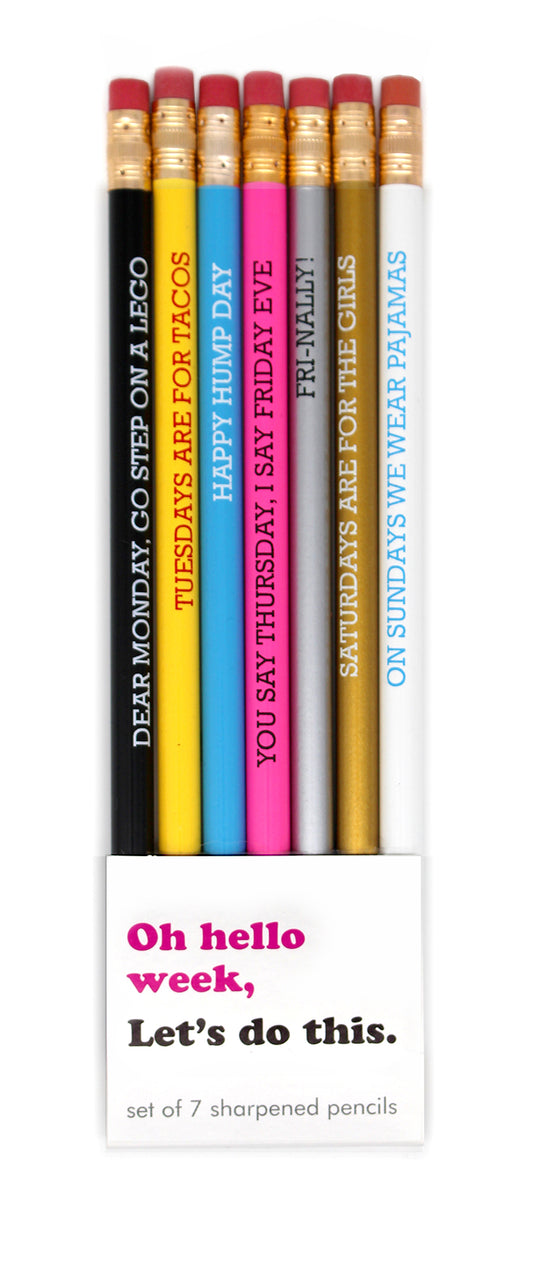 Oh Hello Week Pencils