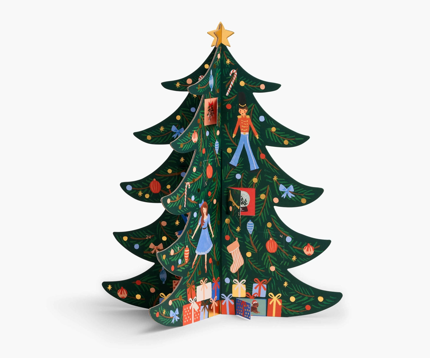 Rifle Paper Co. Christmas Tree Advent Calendar โ The Filling Station Goods