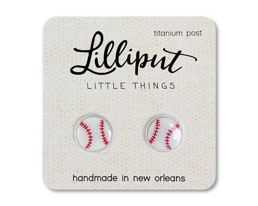 Earrings | Baseball