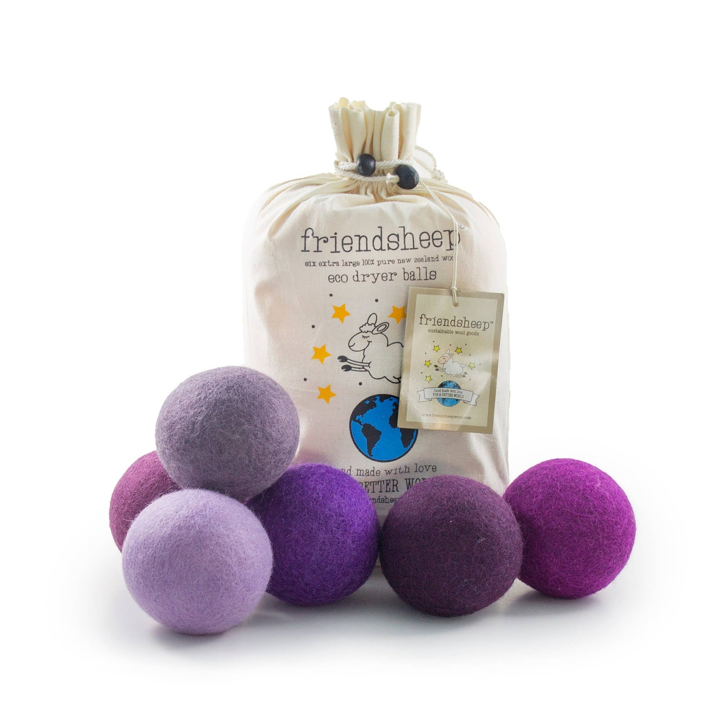 Purple Haze Eco Dryer Balls: PACKAGE FREE