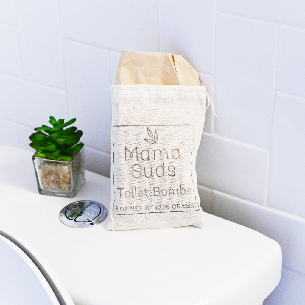 MamaSuds - Toilet Bomb Cleaning Tabs in muslin bags