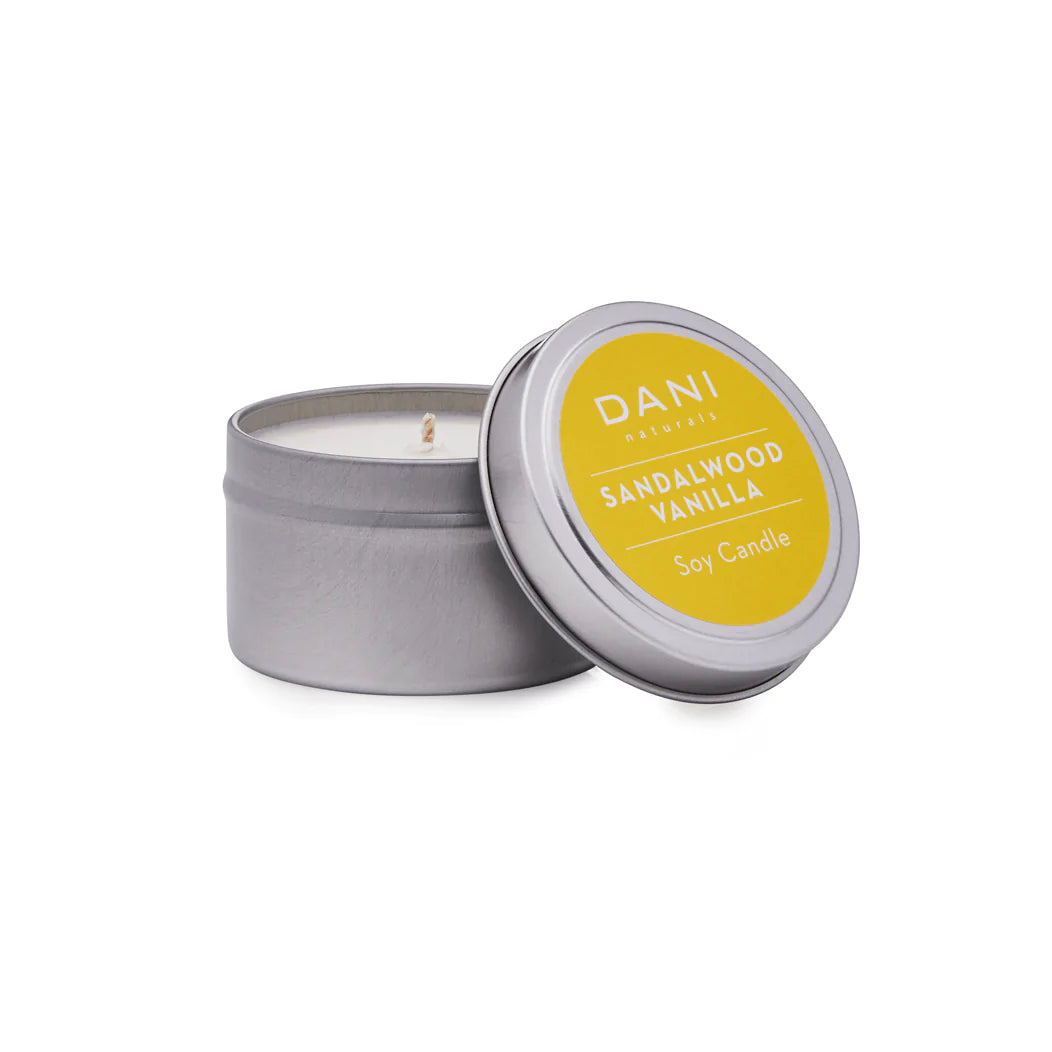 Dani Naturals 6 oz Soy Candle Tins | 7 Scents