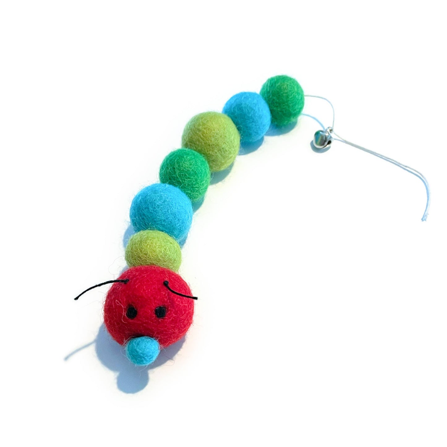 HUNGRY Kat the Caterpillar - Eco Toy (green-red-blue)