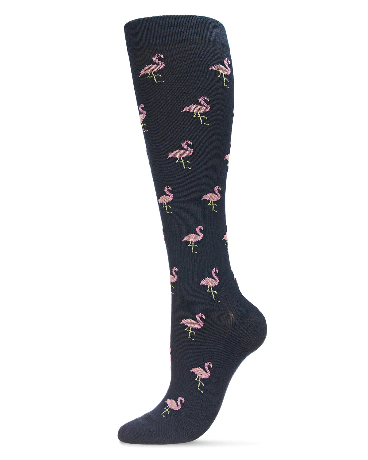 Compression Sock | Women's Bamboo Flamingo