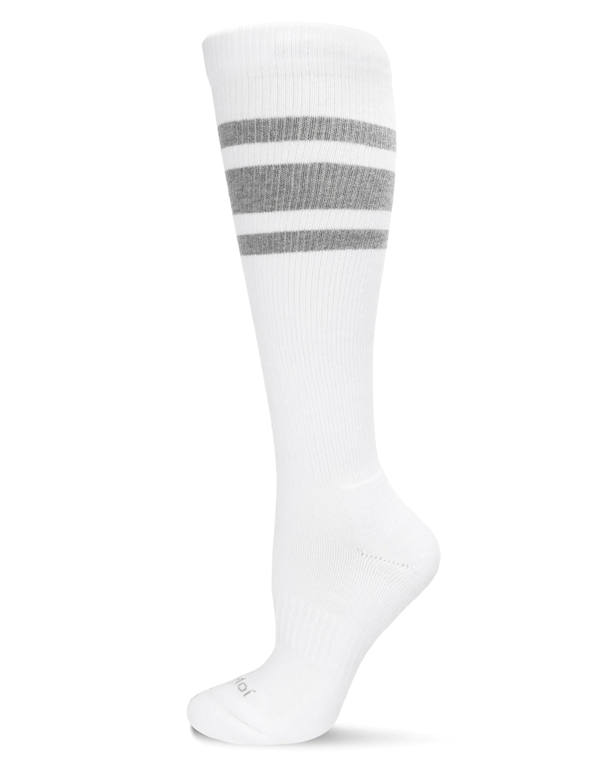 Compression Sock | Mens Athletic Stripe Cushion Sole | 3 options
