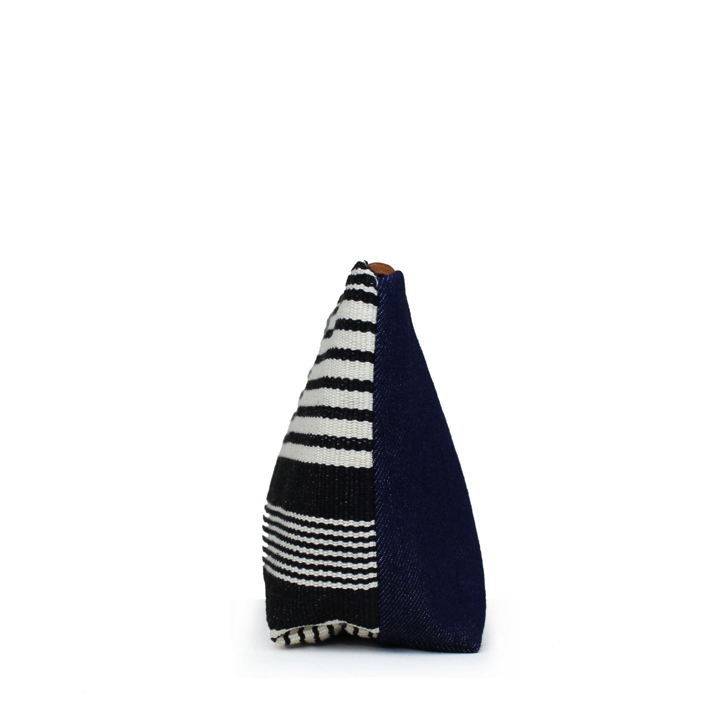 Cristina Mini Cosmetic Bag | Black & White Stripe