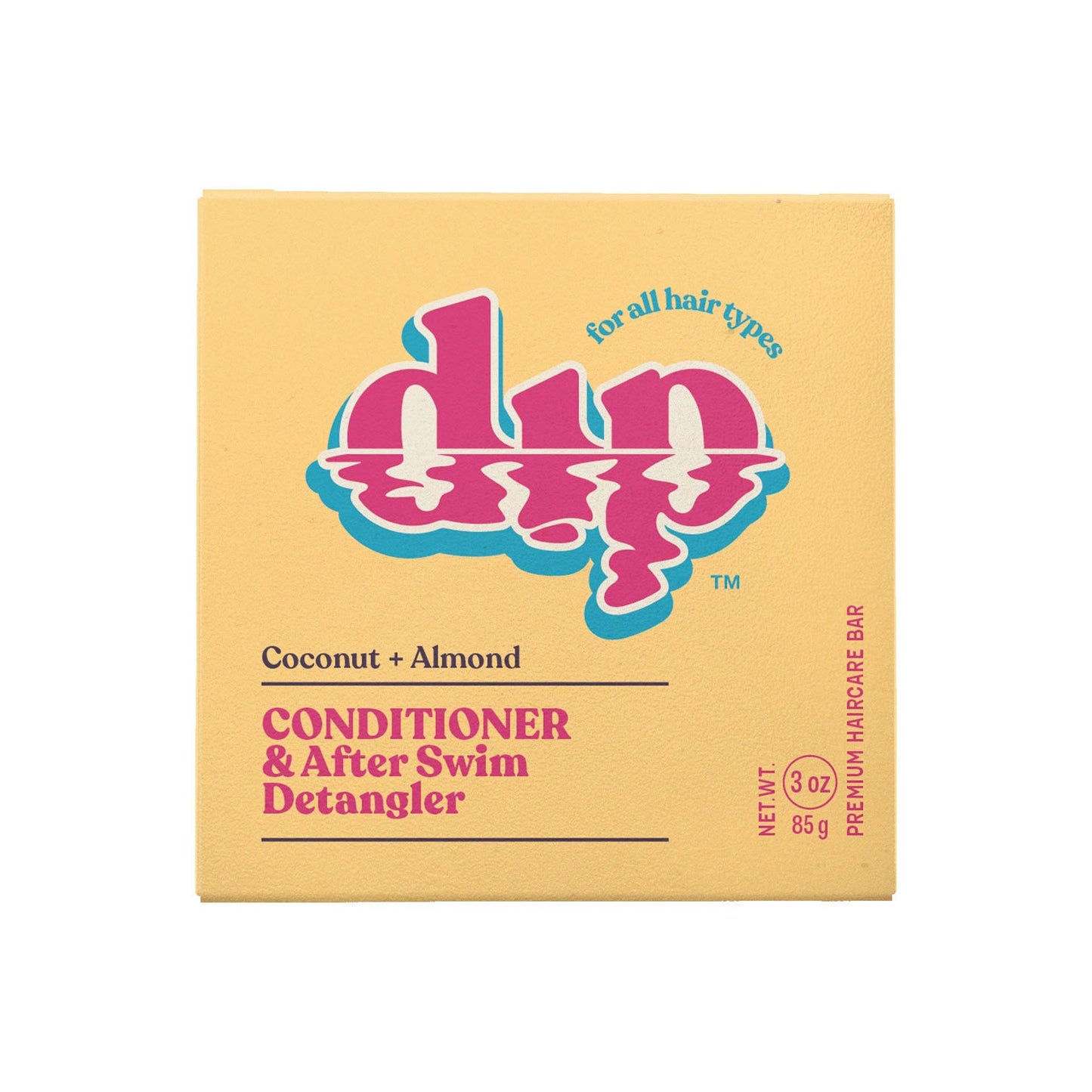 Dip - Conditioner Bar & After Swim Detangler - Coconut & Almond: 3 oz