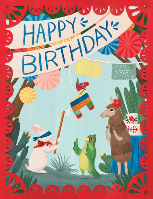 Studio Eleven Papers - Pinata Birthday Card