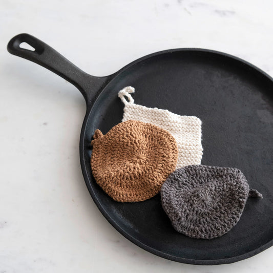 Cotton Crocheted Dish Scrubbies