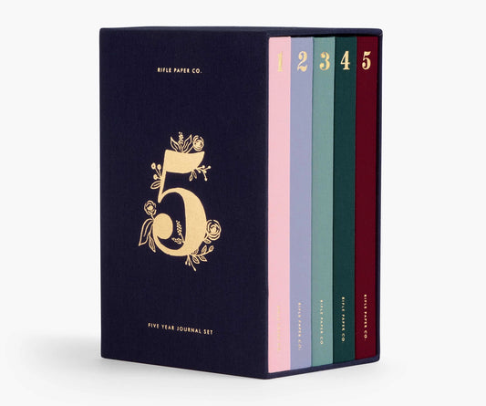 Rifle Paper Co. 5-year Journal Set