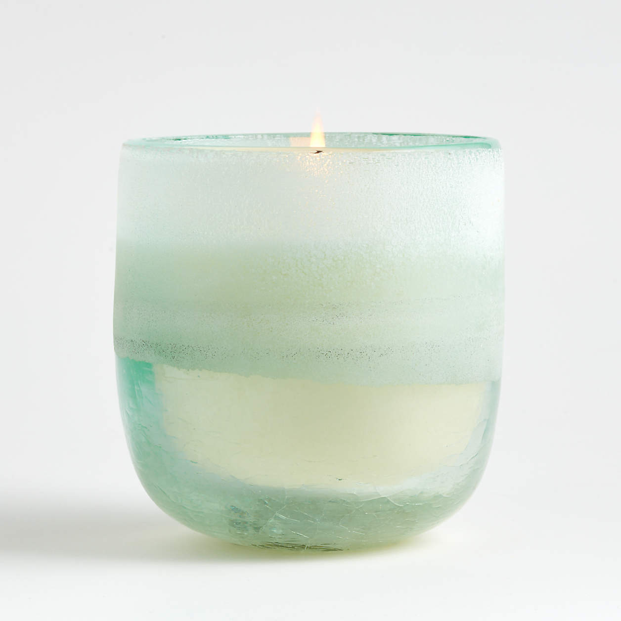 Mojave Glass Medium Candle | Fresh Sea Salt