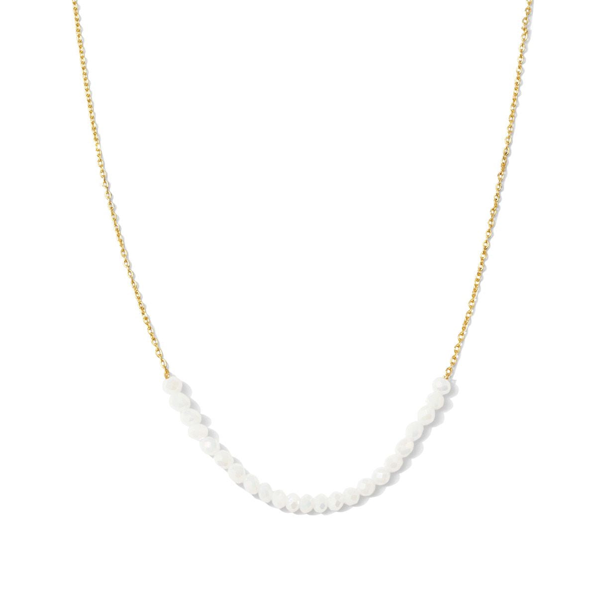 Delicate Necklace | White & Gold