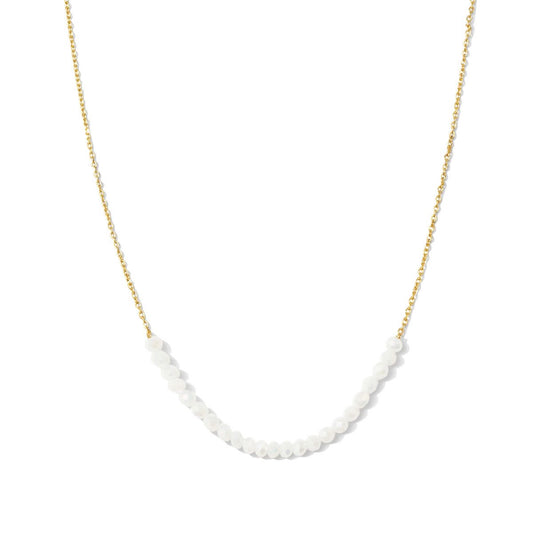 Delicate Necklace | White & Gold