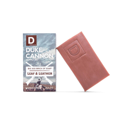 Leaf and Leather Brick of Soap