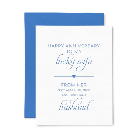 Lucky Wife Greeting Card