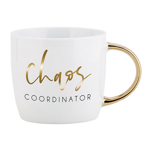 Gold Handle Mug | Chaos Coordinator