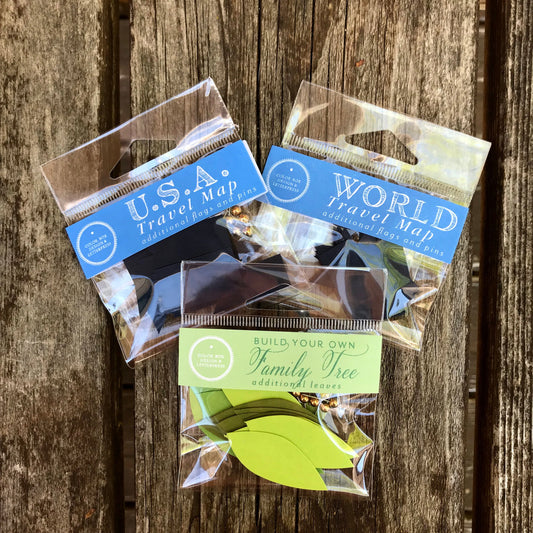 Family Tree Refill Pin & Leaves