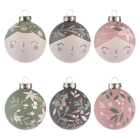 Reyna Hand Painted Ornaments