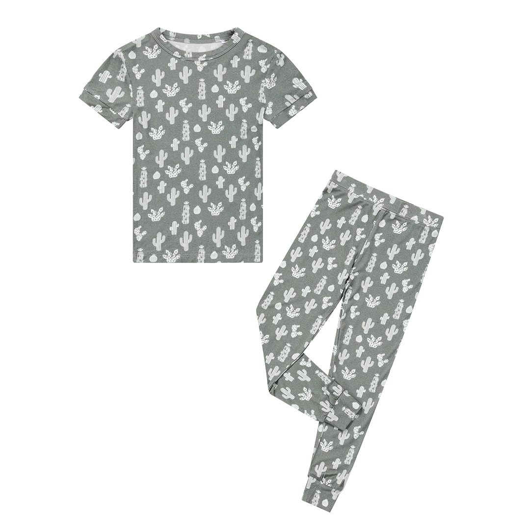 Stay Sharp Cactus | Bamboo Toddler Jammie Set