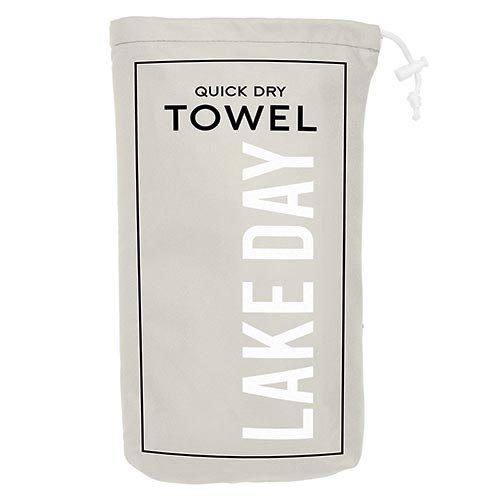 Quick Dry Beach Towel | Lake Day